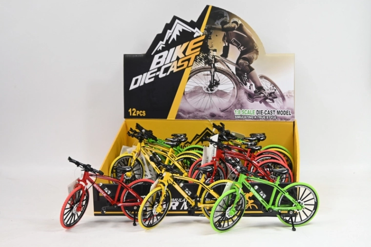 Decorazione in metallo a forma di bicicletta - 1 pezzo
