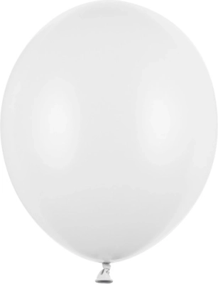Palloncini Strong pastello bianchi 30 cm, 100 pz