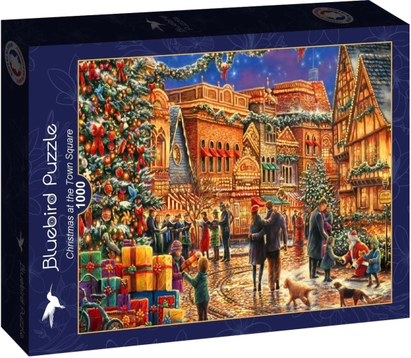 Puzzle Bluebird „Natale in piazza” 1000 pezzi - 1 pezzo