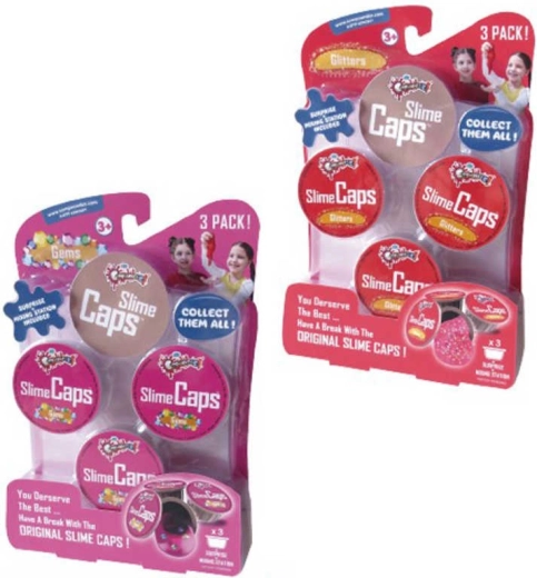 Slime in capsula con sorpresa, set da 3 pz