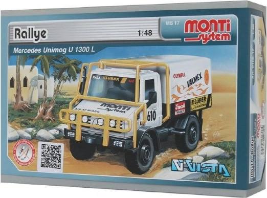 Kit di montaggio Monti System MS 17 Rally Mercedes 1:48 in scatola 22x15x6 cm