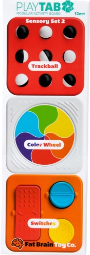 Fat Brain set di giochi sensoriali PlayTab Tile Set 2