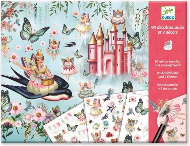 Set di immagini trasferibili DJECO – regno delle fiabe