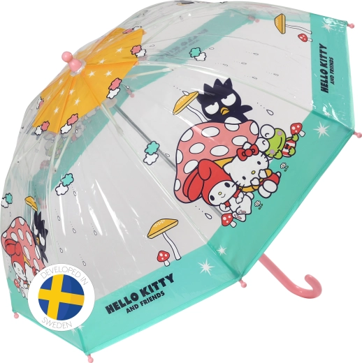 Ombrello per bambini Hello Kitty e amici