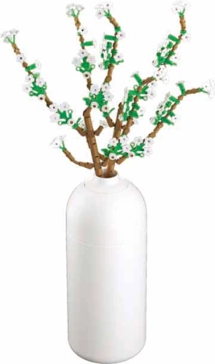 SLUBAN Flowers fontanesia in vaso – set di costruzione da 258 pezzi