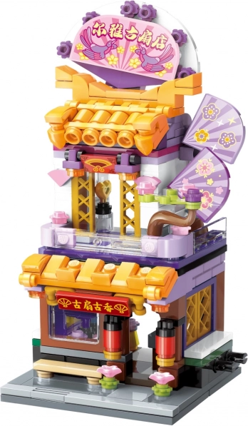 Qman City Corner – negozio di ventagli set di costruzione