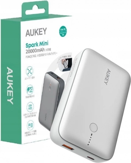 Aukey Spark Mini powerbank bianco 20000mAh