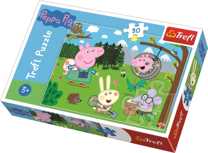 Puzzle Trefl Peppa Pig Avventura nel Bosco 30 pezzi