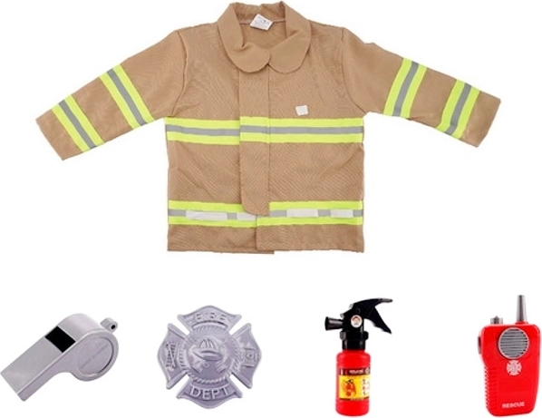 Costume da pompiere con accessori per bambini