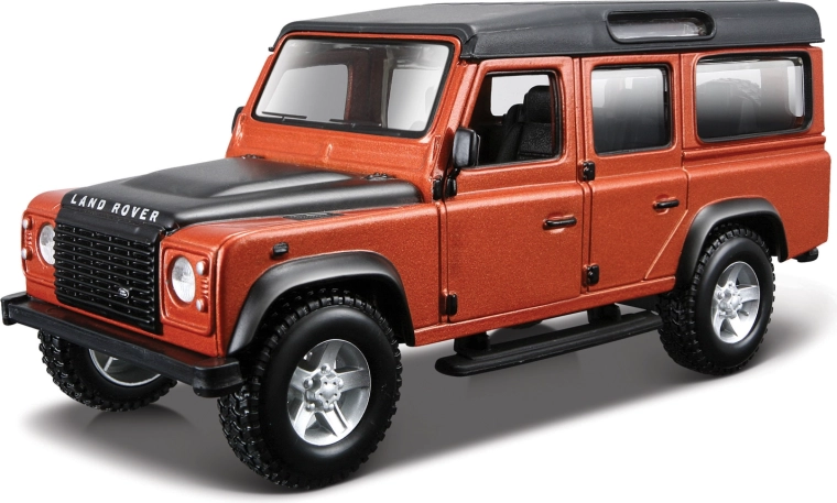 Bburago Land Rover Defender 110 arancione metallizzato 1:32