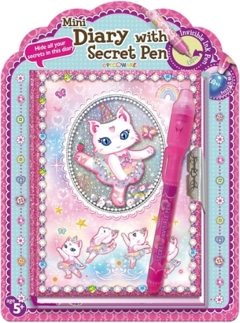 PECOWARE diario con penna Gatto ballerina