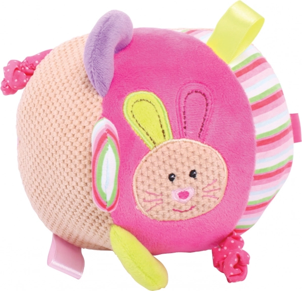 Palla motoria in tessuto per neonati Coniglietto Bella
