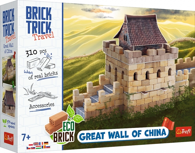 TREFL Brick Trick Travel – Grande Muraglia Cinese, 310 pezzi
