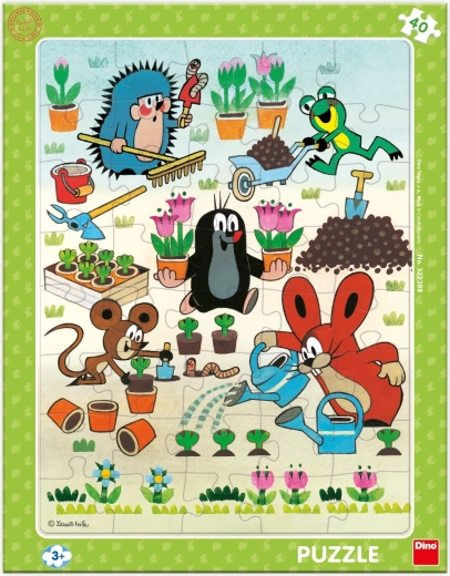 Puzzle Krtek giardiniere 40 pezzi