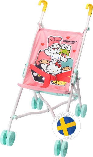 Passeggino per bambole Hello Kitty e amici