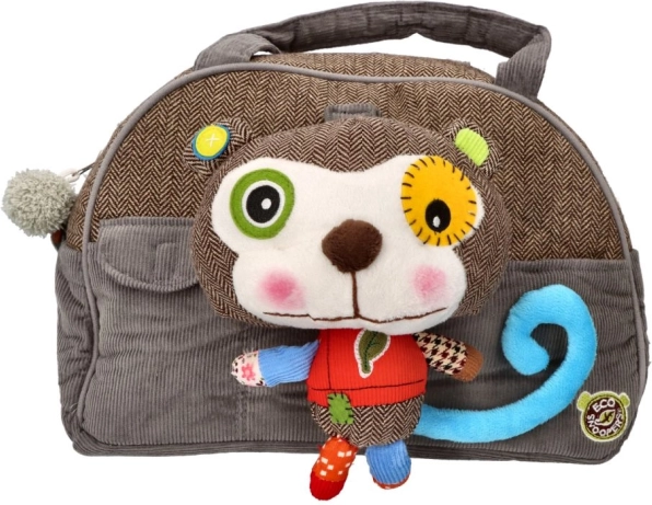 Borsa EcoSnoopers per bambini con scimmietta