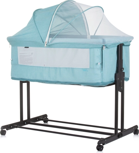 Chipolino Zen 3v1 lettino e co-sleeper per bambini verde pastello