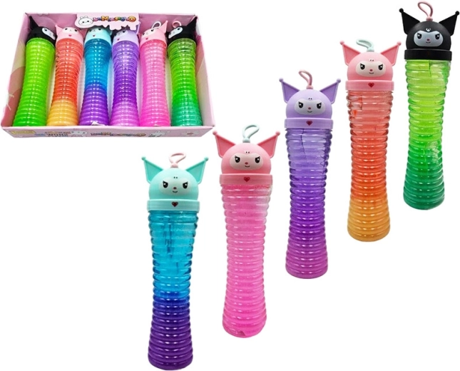 Slime tricolore con orecchie – bicchierino mostruoso