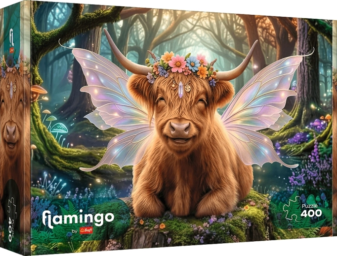 Puzzle Trefl fenicottero: guardiano della foresta 400 pezzi