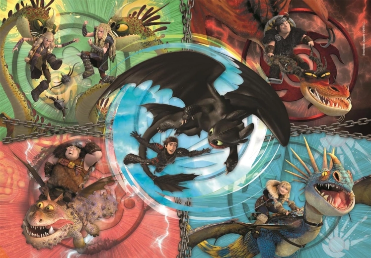 Puzzle Clementoni Dragon Trainer 104 pezzi