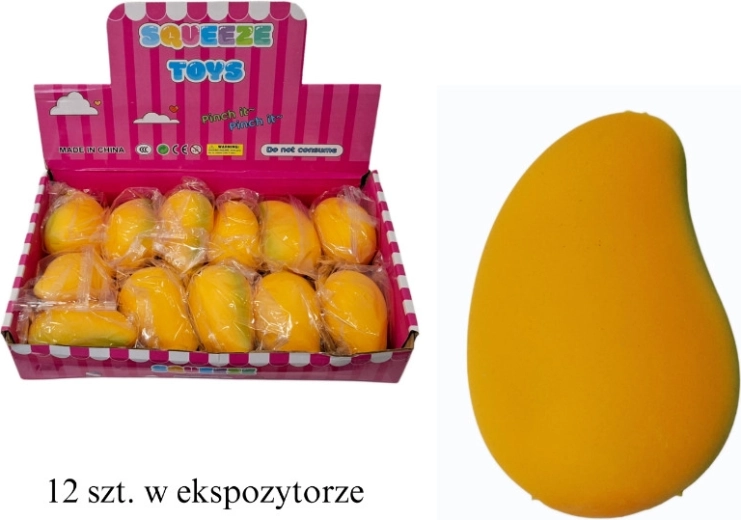 Squishy a forma di mango - 1 pezzo