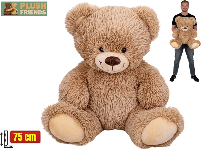 Orsetto di peluche beige 75 cm Plush Friends