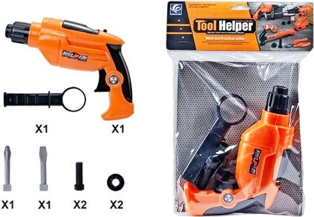 Trapano/avvitatore a batterie per bambini - 1 pezzo