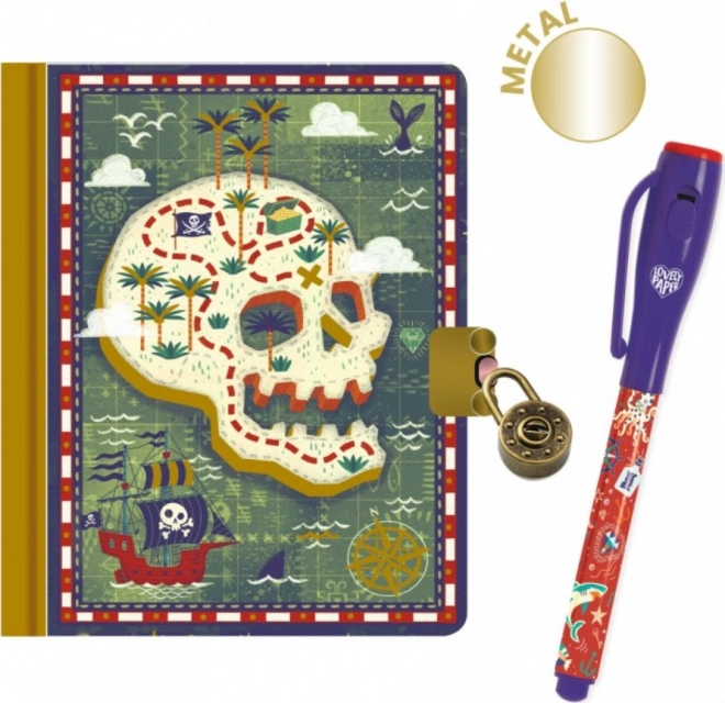 DJECO Diario Segreto con Penna Magica Steve