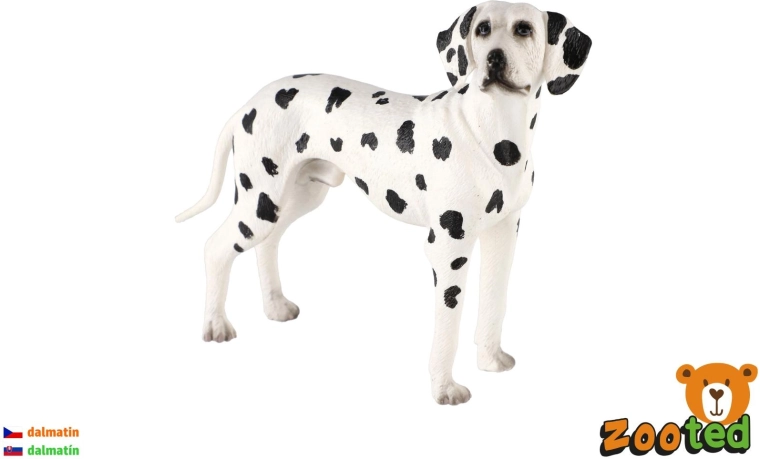 Dalmata – statuetta realistica di cane in plastica 16 cm - 1 pezzo