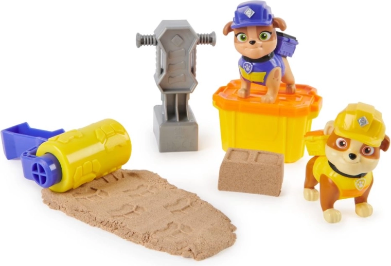 Set da costruzione Psi Patrol Rubble & Crew Rubble e Mix con Kinetic Sand e accessori
