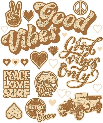 Toppe termoadesive retrò – foglio grande 20 × 30 cm