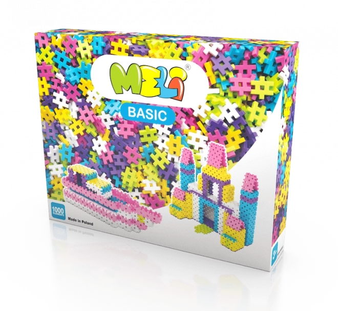 Set di costruzione MELI Basic Pink 1000 pz