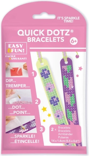 Braccialetti Quick Dotz viola - 1 pezzo