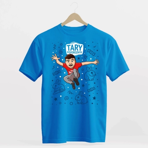 T-shirt Tary Povoroznyk Ñufík blu 116–122