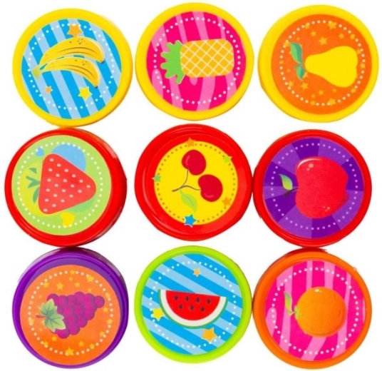 Timbri profumati con motivi di frutta ASTRA, set da 9 pezzi