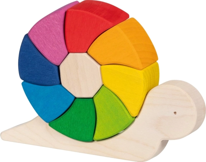 Puzzle e costruzioni in legno lumaca Pauline