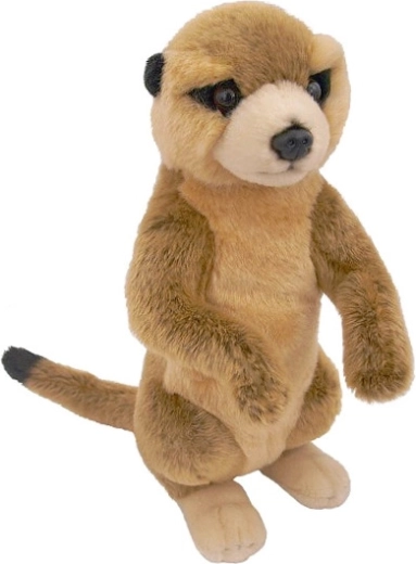 Suricata di peluche grigia