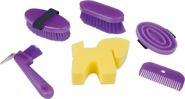 Lena set cura del cavallo in box