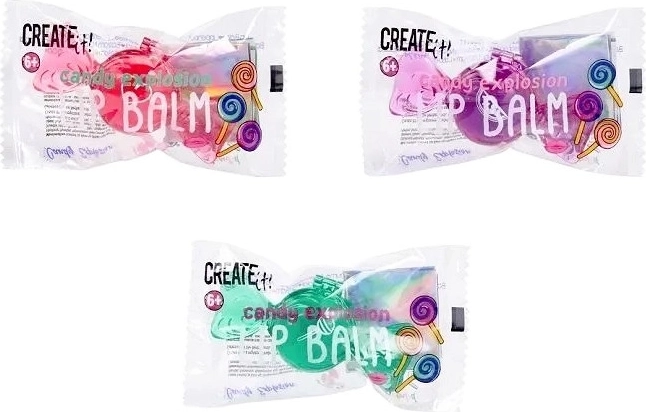 Create It! balsamo labbra Candy Explosion in confezione a caramella