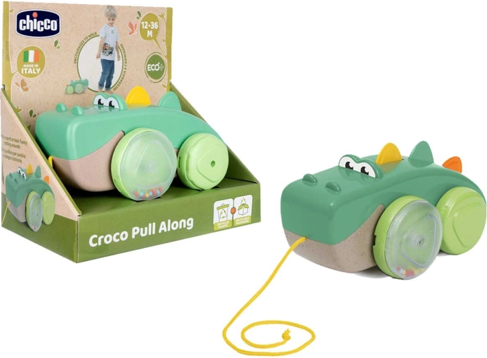 Chicco coccodrillo da tirare Eco+ per bambini dai 12 mesi