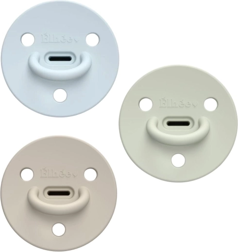 Succhietti in silicone ÉLHÉE ChooChoo extra sottili 0–6 mesi Bobby (3 pz)