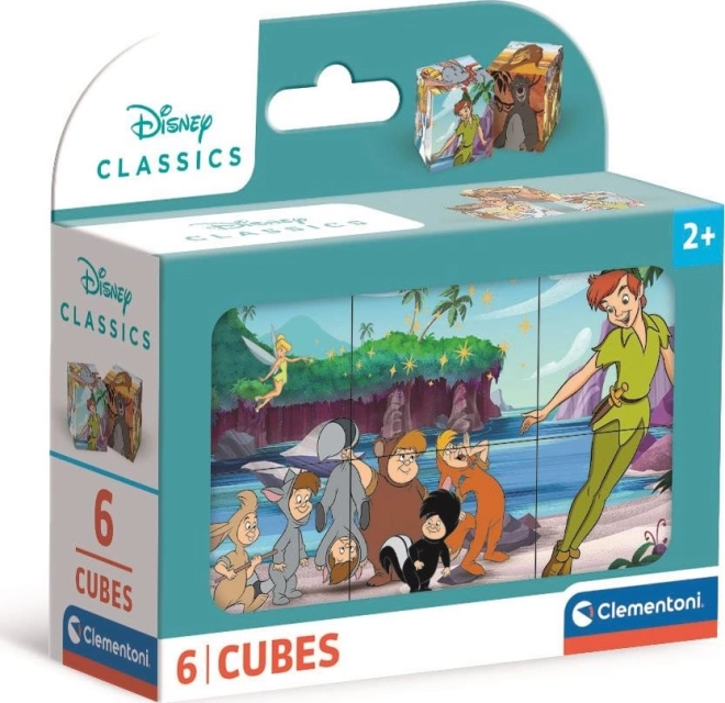 Cubi illustrati Disney fiabe – 6 cubi CLEMENTONI