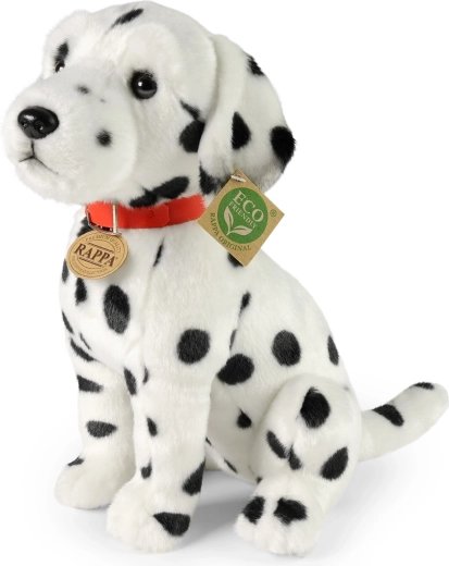 Dalmata di peluche con collare 30 cm – giocattolo ecologico RAPPA