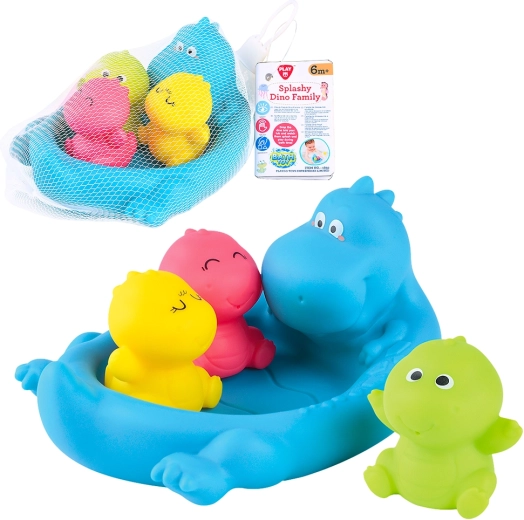 Playgo famiglia di dinosauri spruzzacqua