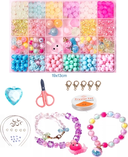 Set creativo per la creazione di braccialetti 19 × 13 cm