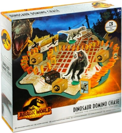 Jurassic World Dominion: inseguimento di domino dei dinosauri – gioco per famiglie