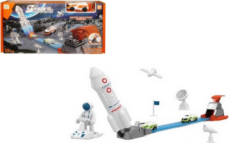 Razzo lanciabile e stazione spaziale – set di costruzione per bambini