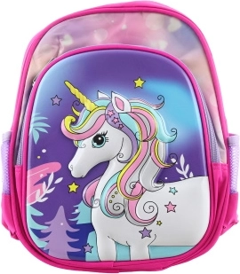 Zaino in tessuto con unicorno