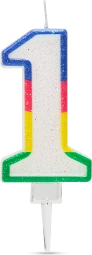 Candela per torta numero 1