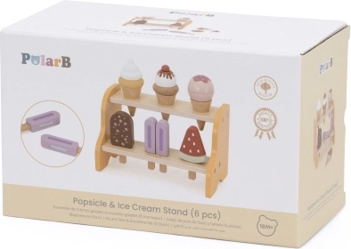 VIGA banco gelati in legno – set 6 gelati